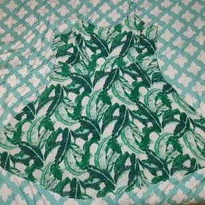 Green Leaves Flowy Sundress